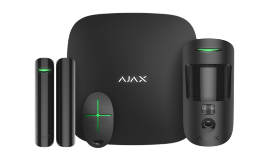 AJAX StarterKit Cam Plus/B Bezdrôtový set