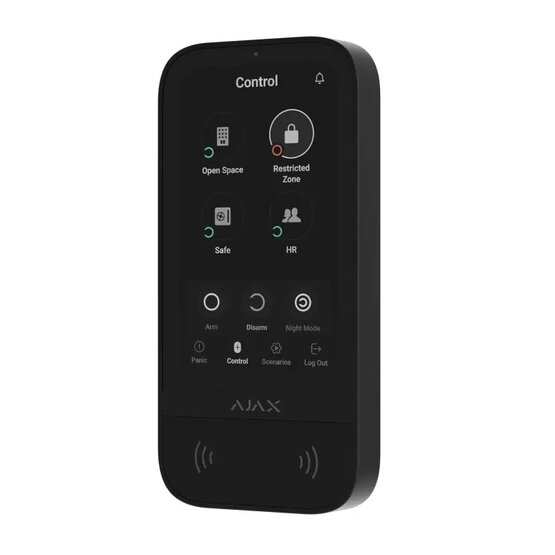 AJAX Systems KeyPad TouchScreen/B Bezdrôtová klávesnica