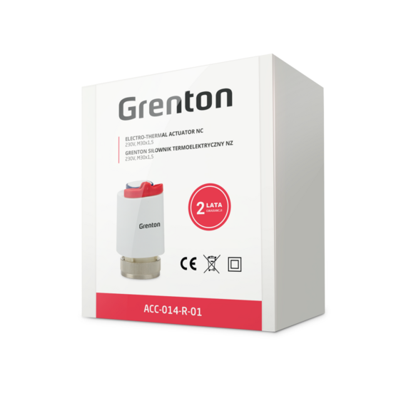Grenton ACC-014-R-01 elektrická termohlavica regulácie