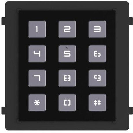 HIKVISION DS-KD-KP/Black  Modul s kódovou klávesnicou pre modulárny video-intercom
